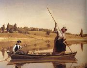 William Sidney Mount Eel Spearing at Setauket oil painting reproduction